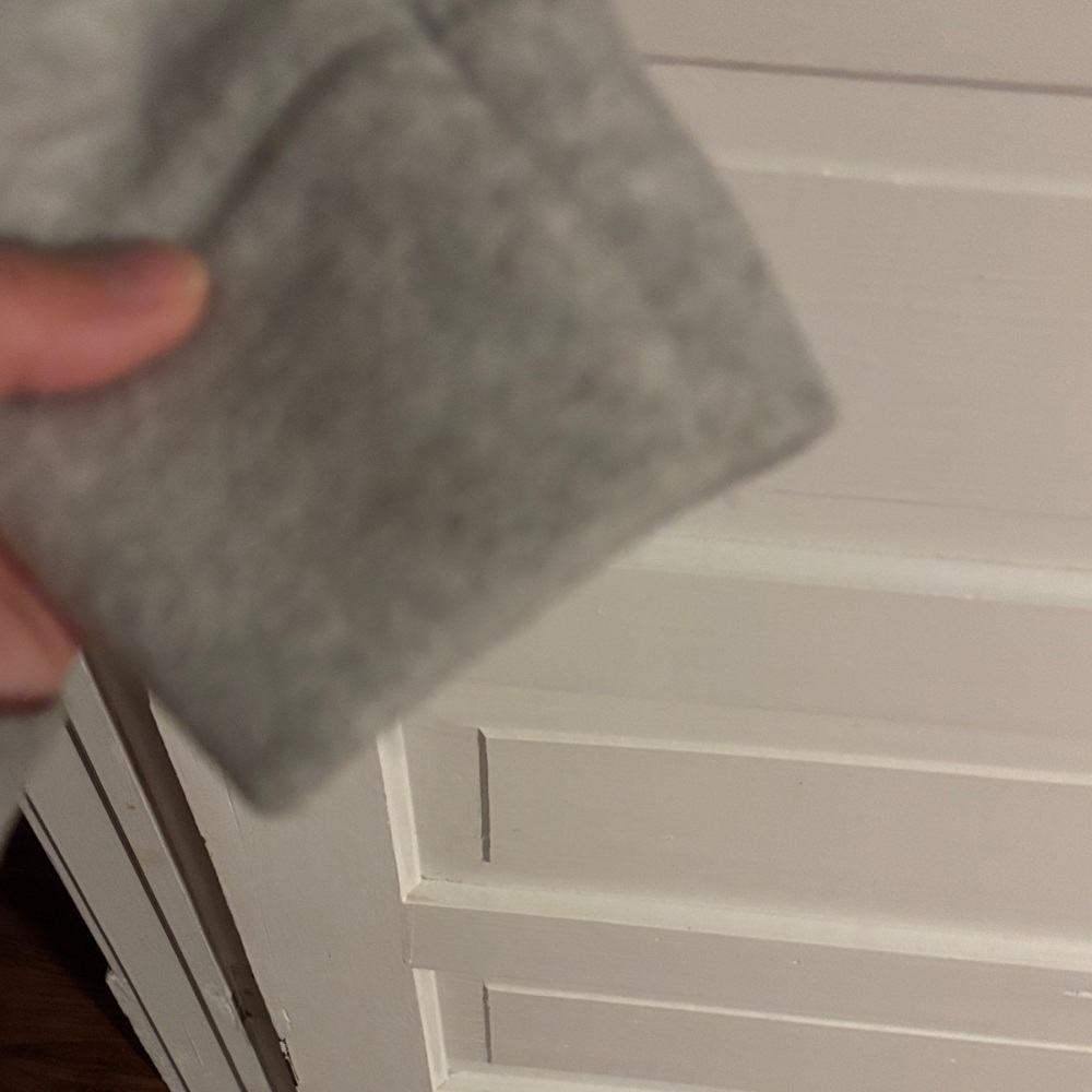 American Eagle Outfitters Gray Cropped Zip-Up Jacket - Picture 4 of 5